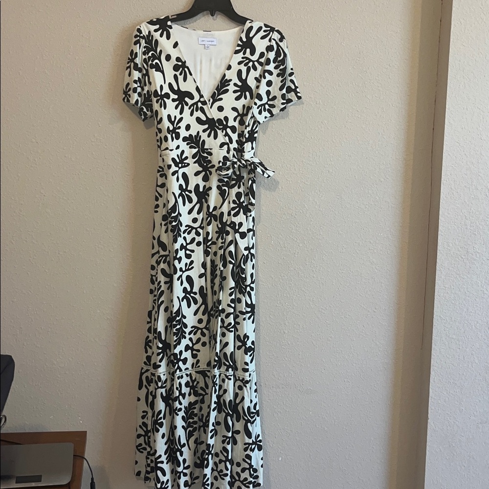 Lost + Wander Long Maxi Wrap Tie Dress S